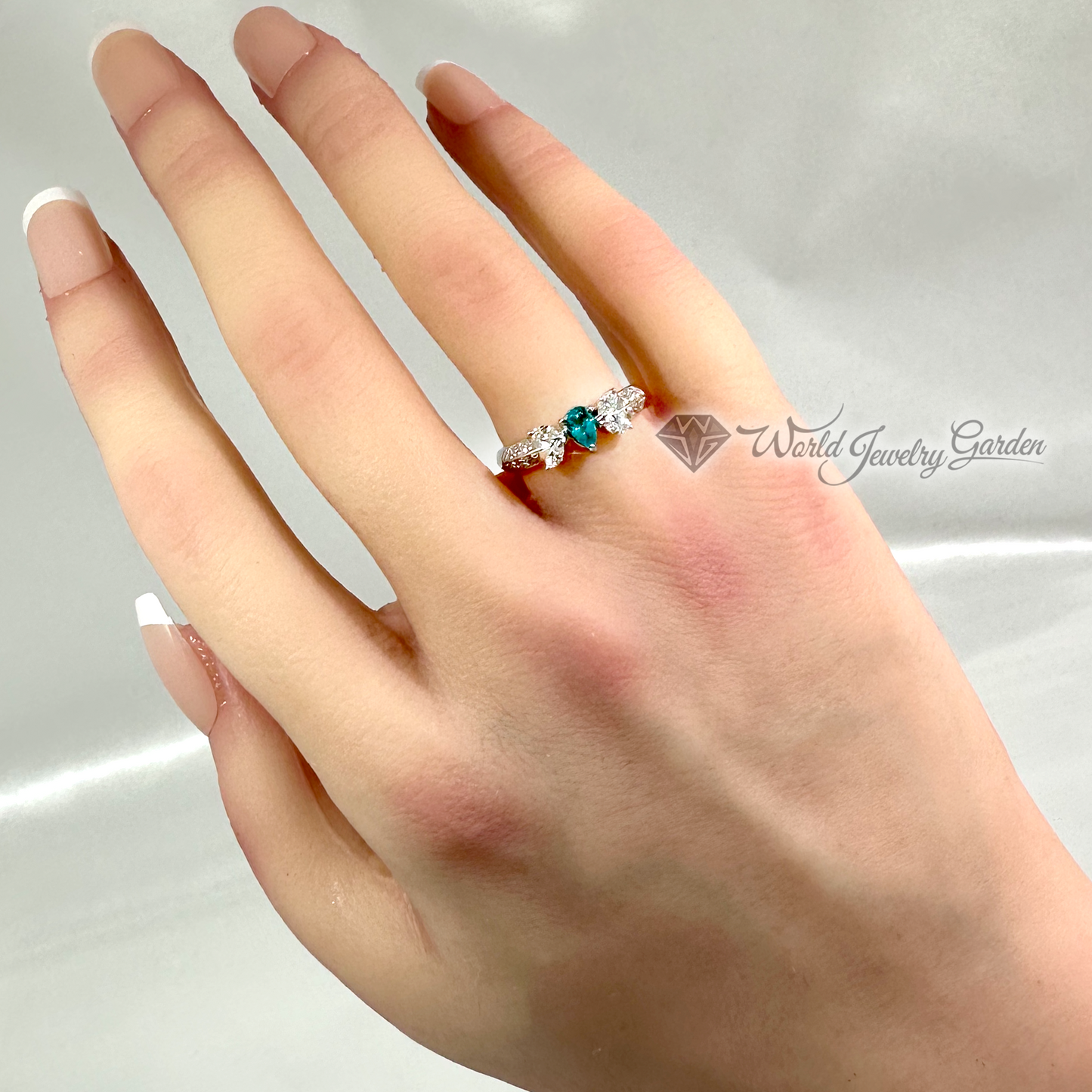 Paraiba Tourmaline Ring with CGL Certificate of Authenticity La Vita Feliz ~ La Vita Feliz Happy Life ~ wd0001JDR2277MHRR