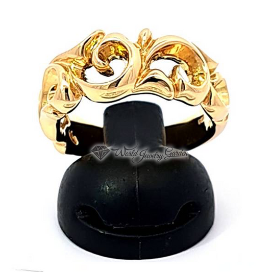 Men's Ring Gold J Top of the Mens~J Top of the Mens~ wmt0009332201-00177