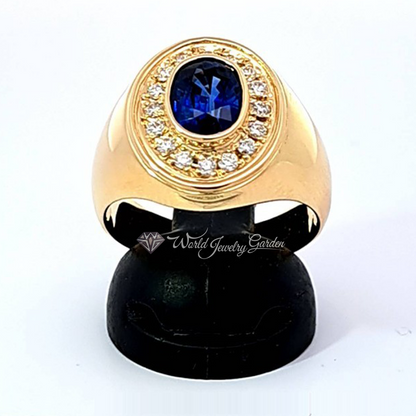 Men's Ring Gold J Top of the Mens~J Top of the Mens~ wmt0012222105-00090