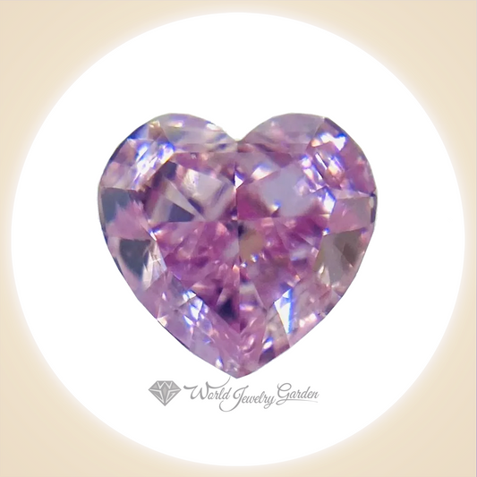 ダイアモンド FANCY INTENCE PURPLISH PINK 0.33カラット　Fancy Vivid Color Diamonds～ファンシービビッドカラーダイアモンズ～ wr0015rt2114