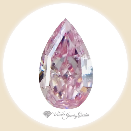 ダイアモンド FANCY INTENSE PURPLISH PINK 0.22カラット　Fancy Vivid Color Diamonds～ファンシービビッドカラーダイアモンズ～ wr0023rt2153