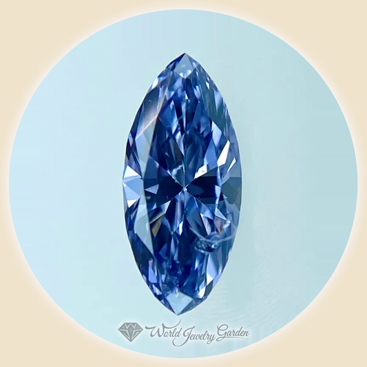 ダイアモンド FANCY BLUISH VIOLET 0.11カラット　Fancy Vivid Color Diamonds～ファンシービビッドカラーダイアモンズ～ wr0029rt2195