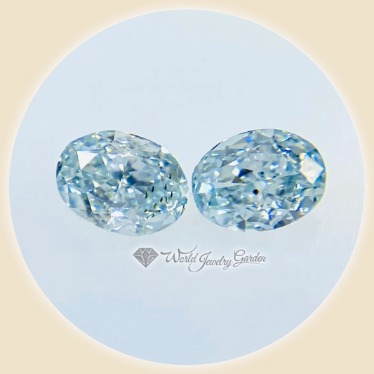 ダイアモンド FANCY GREEN BLUE 0.121/0.125カラット　Fancy Vivid Color Diamonds～ファンシービビッドカラーダイアモンズ～ wr0030rt1931