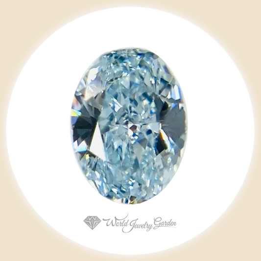 ダイアモンド FANCY GREENISH BLUE 0.111カラット　Fancy Vivid Color Diamonds～ファンシービビッドカラーダイアモンズ～ wr0031rt1929