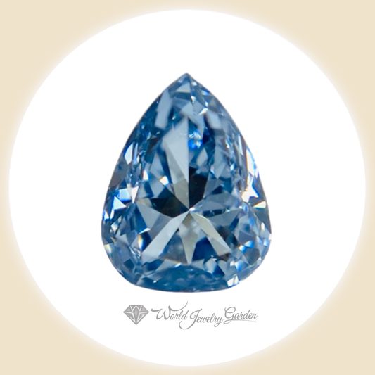 ダイアモンド FANCY INTENSE BLUE 0.191カラット　Fancy Vivid Color Diamonds～ファンシービビッドカラーダイアモンズ～ wr0033rt1795